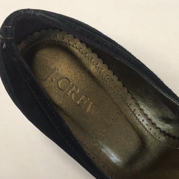 💥💥 J. CREW 💥💥.                       SUEDE PEEP TOE WEDGE - Picture 7 of 8